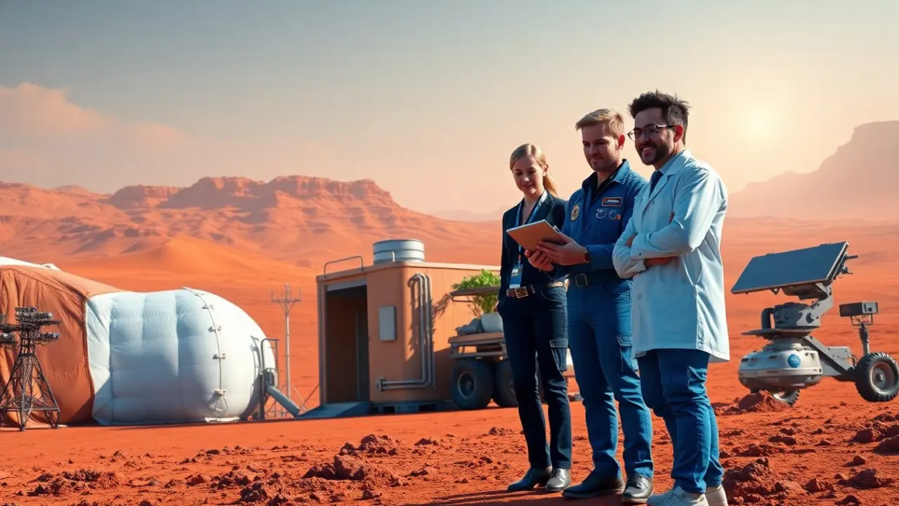 living on mars