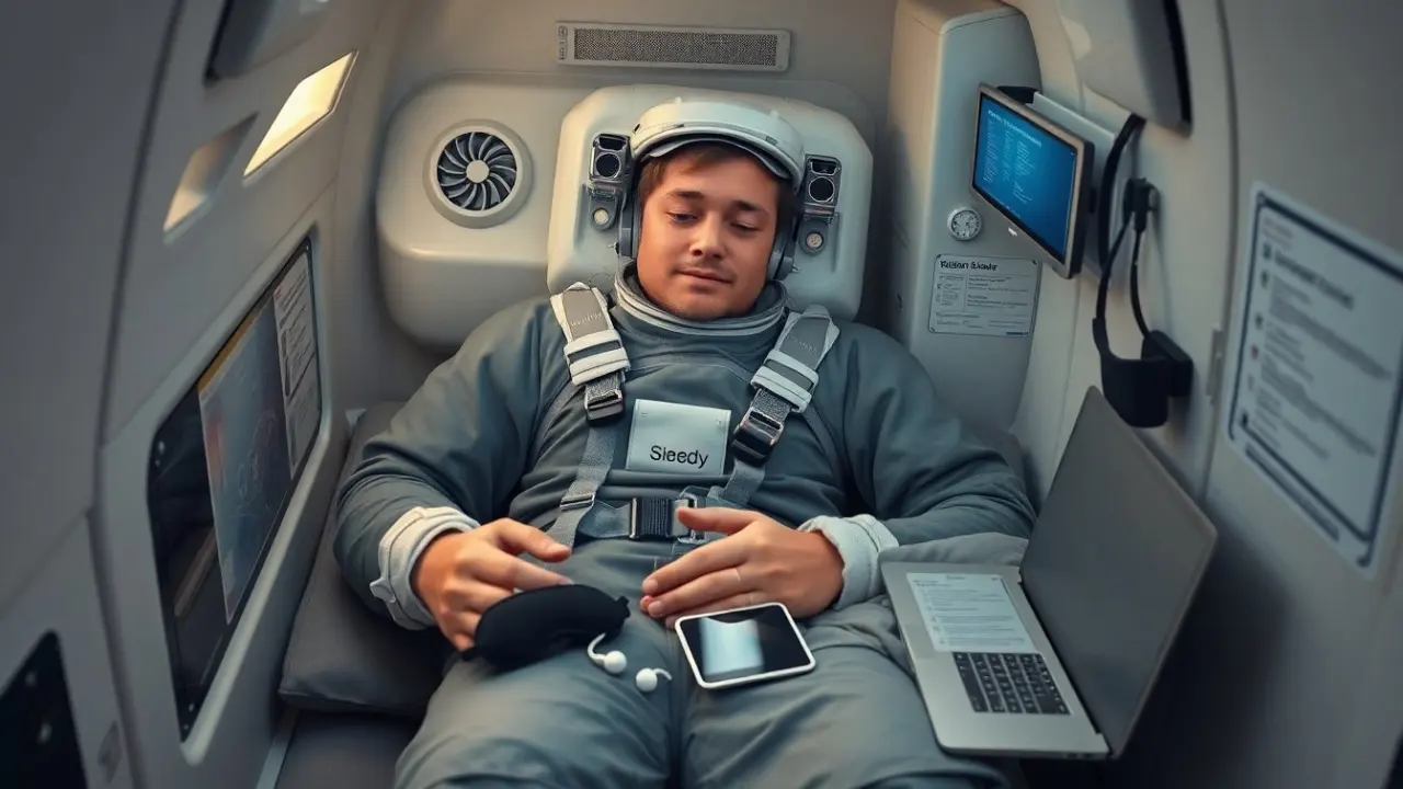 how do astronauts sleep